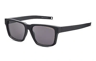 Pre-owned Dita Dls712-a-01 Lancier Lsa-712 Matte Black Sea Grey Sunglasses In Polarized