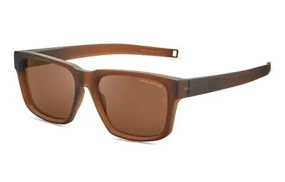 Pre-owned Dita Dls712-a-02 Lancier Lsa-712 Copperhead Brown Land Brown Sunglasses In Polarized