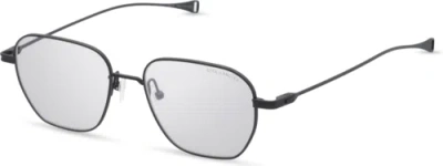 Pre-owned Dita Dlx123-a-03 Lsa-123 Matte Black Eyeglasses In Clear Lens