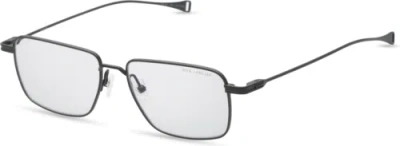 Pre-owned Dita Dlx124-a-03 Lsa-124 Matte Black Eyeglasses In Clear Lens