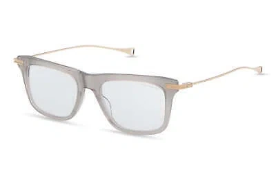 Pre-owned Dita Dlx436-a-02 Lsa-436 Stone Grey - Gold Sand Eyeglasses In Clear Lens