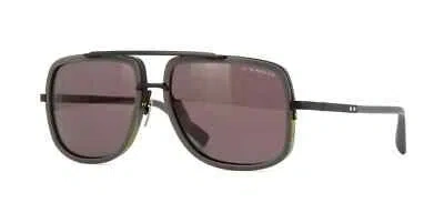 Pre-owned Dita Drx-2030-v-gry-blk-59 Matte Black - Matte Castle Rock W Sunglasses In Gray