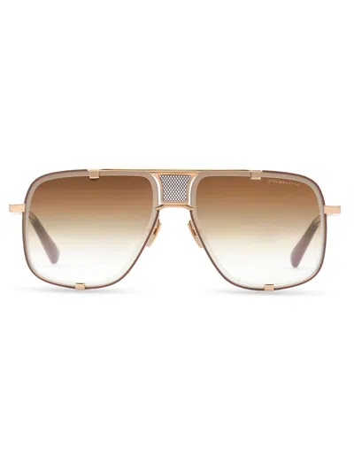 Dita Drx/2087/i/gld/brn/64 Mach/fiv Sunglasses In Brown