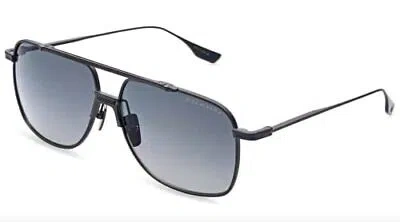Pre-owned Dita Dts100-a-04 Alkamx Black Iron - Matte Black W Sunglasses In Gray