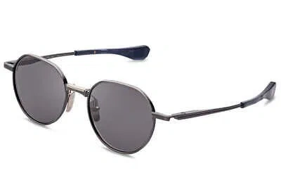 Pre-owned Dita Dts150-a-02 Vers-one Antique Silver - White Gold W Sunglasses In Gray
