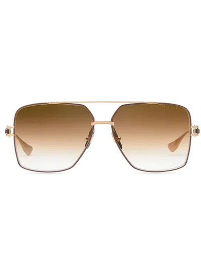 Dita Dts159/a/05 Grand/emperik Sunglasses In Brushed White Gold