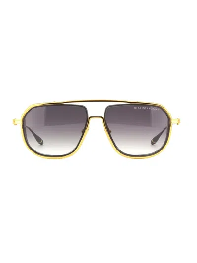 Dita Dts165/a/01 Intracraft Sunglasses In Yellow Gold_black Iron