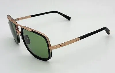 Pre-owned Dita Dts412-a-03 Mach-s Rose Gold - Matte Black W Sunglasses In Green