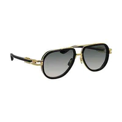 Pre-owned Dita Dts441-a-01 Vastik Yellow Gold - Black W Sunglasses In Lunar Forest