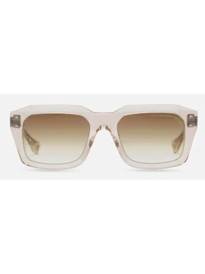 Dita Khaki Grandmaster-nine Sunglasses In Khaki Crystal - Anti