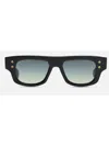 Dita Black Kanan Limited Edition Sunglasses In Black W/grey To Green
