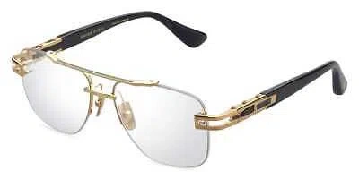 Pre-owned Dita Dtx146-a-01 Grand-evo Rx Yellow Gold - Black Eyeglasses In Clear Lens