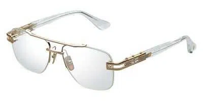 Pre-owned Dita Dtx146-a-02 Grand-evo Rx White Gold - White Eyeglasses In Clear Lens