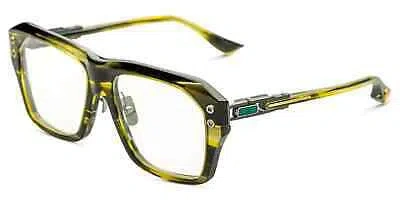 Pre-owned Dita Dtx417-a-03 Grand-apx Cyber Smoke - Black Iron Eyeglasses In Clear Lens