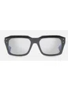 Dita Dtx464/a/01 Grandmaster/nine Eyewear In Black_white Gold W/clear