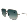 Dita Dubsystem Dt Dts157-a-03 Unisex Oversized Sunglasses In Green