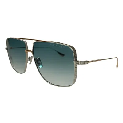 Dita Dubsystem Dt Dts157-a-03 Unisex Oversized Sunglasses In Green