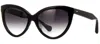Dita Eclipse Black Gold F Color1 Cat Eye Sunglasses In Purple