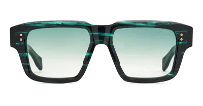 Dita Eliux - Storm Swirl Sunglasses In Green