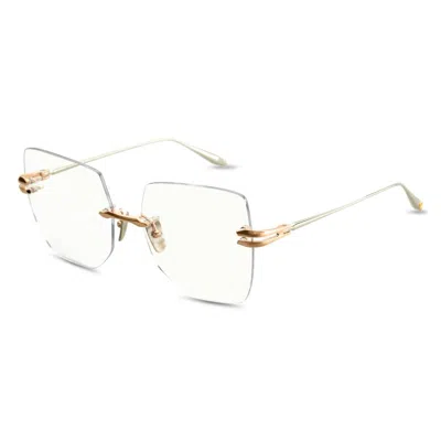 Dita Embra Demo Square Ladies Eyeglasses Dtx155-a-02 58 In White