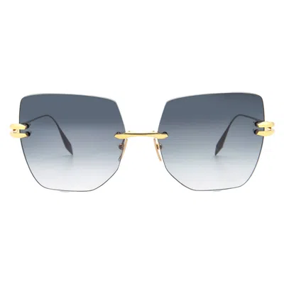 Dita Embra Grey Gradient Butterfly Ladies Sunglasses Dts155-a-01 58 In Blue