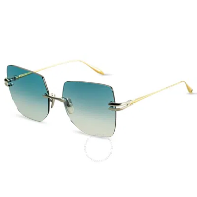 Dita Embra Turquoise Gradient Butterfly Ladies Sunglasses Dts155-a-03 58