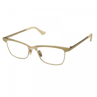 Dita Eyeglasses Cat Eye Full Rim, Gold Frame And Clear Demo Lenses Lens Avalonb In Brown