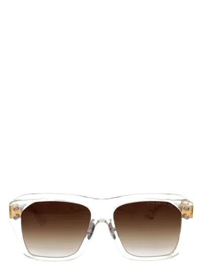 Dita Eyewear Acetate Crystal Clear Sunglasses In Multi