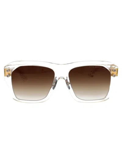 Dita Eyewear Acetate Crystal Clear Sunglasses In Pink