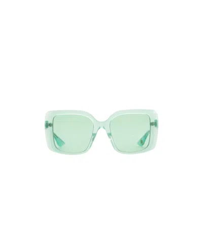 Dita Eyewear Adabrah Oversize-frame Sunglasses In Green