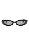 Dita Eyewear Aeova Butterfly-frame Sunglasses In 黑色