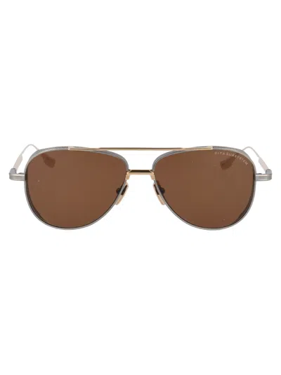 Dita Eyewear Antique Silver - White Gold Titanium Sunglasses