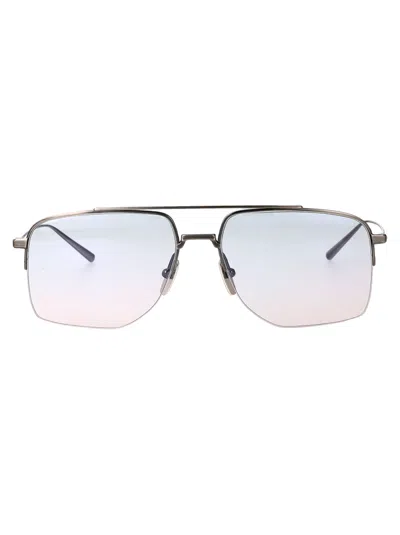 Dita Eyewear Antique Silver Metal Glasses In Metallic