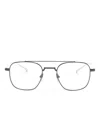 Dita Eyewear Grand Emperik Pilot-frame Glasses In Grau