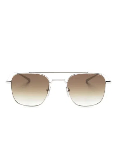 Dita Eyewear Artoa Pilotenbrille In Silver