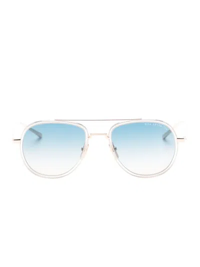 Dita Eyewear Artoa.79x Pilot Sunglasses In Gold