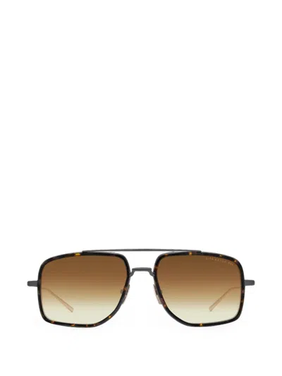 Dita Eyewear Artoa.88x Square-frame Sunglasses In Brown