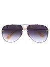 Dita Eyewear Aviator Sunglasses In Purple