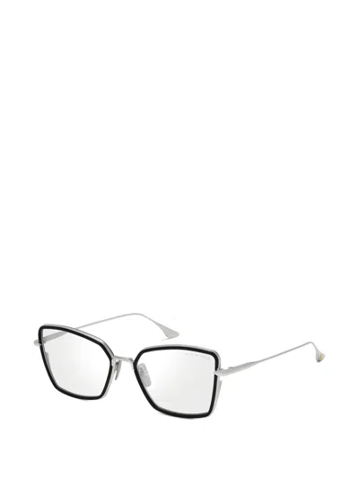 Dita Eyewear Behcka Browline Glasses In Silver