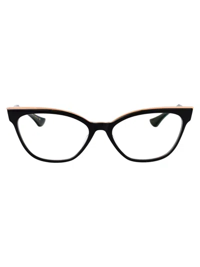 Dita Eyewear Black - Rose Gold Acetate+metal Glasses