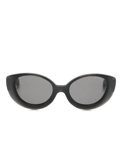 Dita Eyewear 猫眼镜框太阳眼镜 In Black