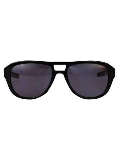 Dita Eyewear Black - Gunmetal Metal Sunglasses