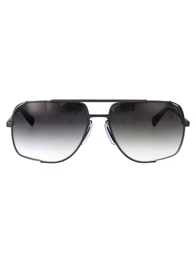 Dita Eyewear Black Iron W/ Grey To Clear Gradient Titanium Sunglasses In Neutral