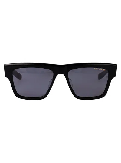 Dita Eyewear Black Metal/acetate Sunglasses