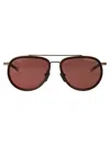 Dita Eyewear Black Sand - Copperhead Metal/acetate Sunglasses In Brown