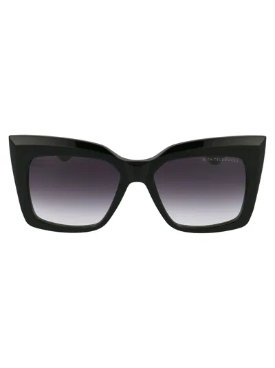 Dita Eyewear Black To Clear Acetate Sunglasses