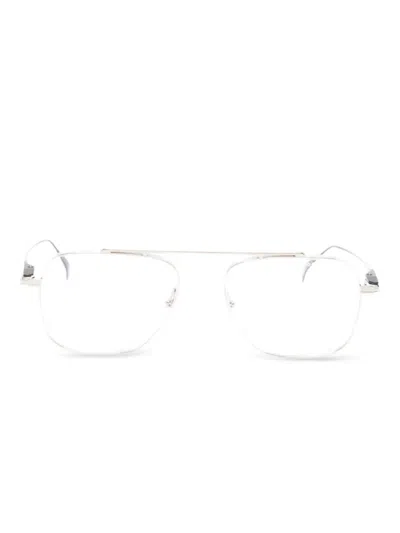 Dita Eyewear Browline Glasses In Gray