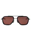 Dita Eyewear Brushed Antique  - Navy Metal/acetate Sunglasses In Brown