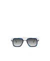 Dita Eyewear Carved Detail Sunglasses In Gray