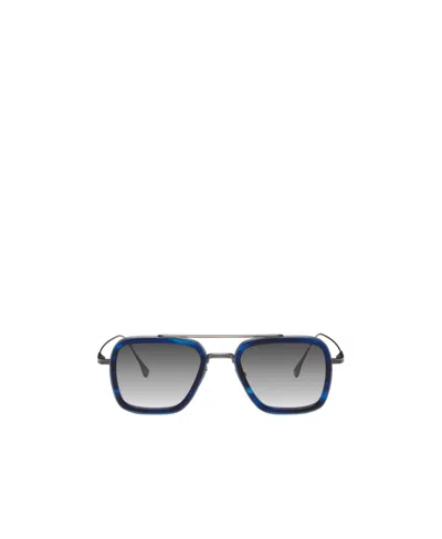 Dita Eyewear Carved Detail Sunglasses In Gray